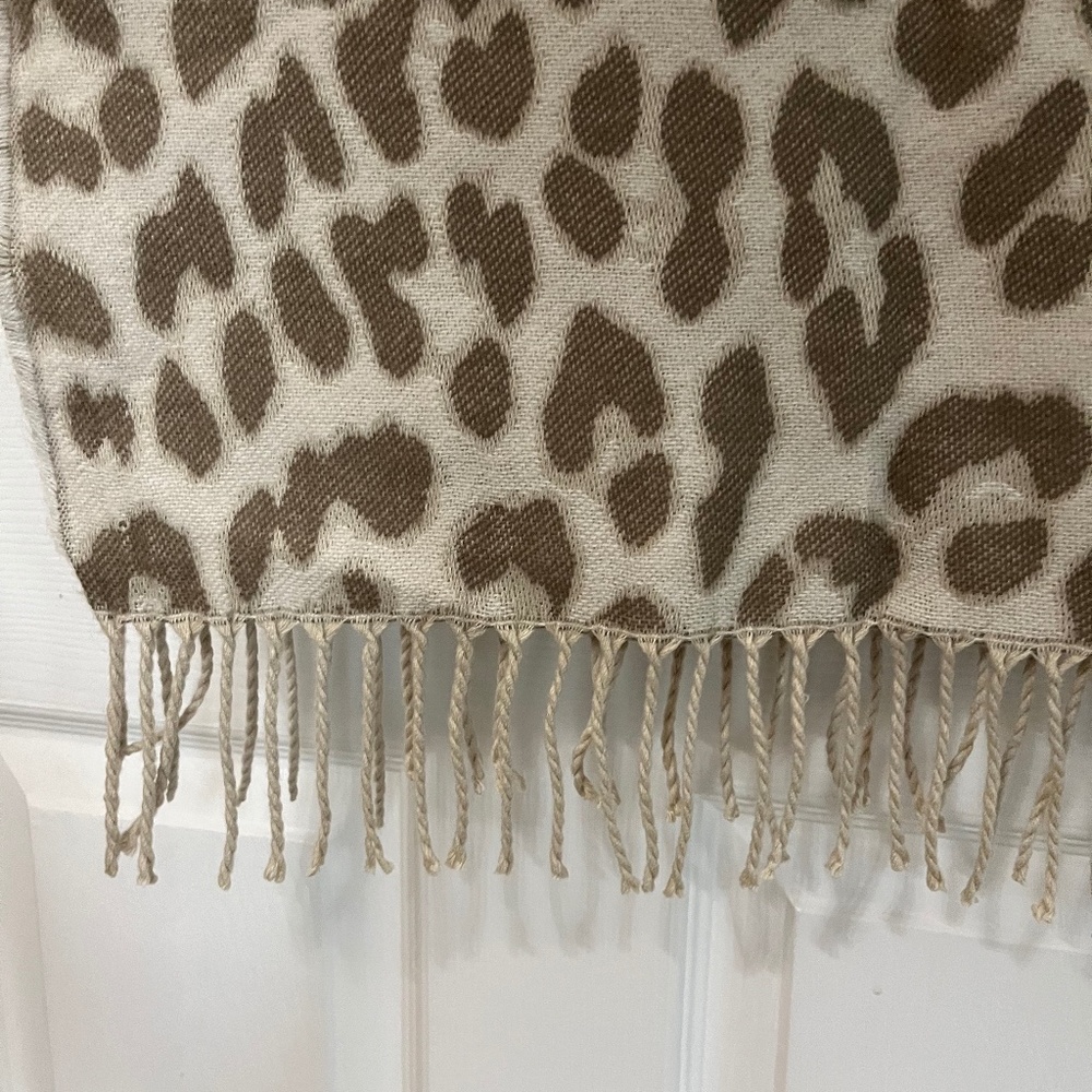 H&M Animal Print Winter Scarf